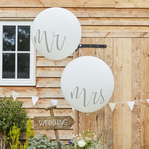 Giant Mr and Mrs Balloons