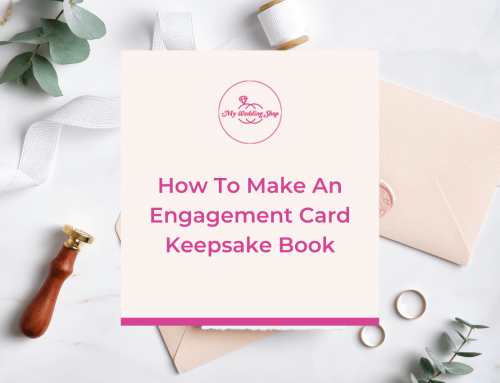 How To Make An Engagement Card Keepsake Book