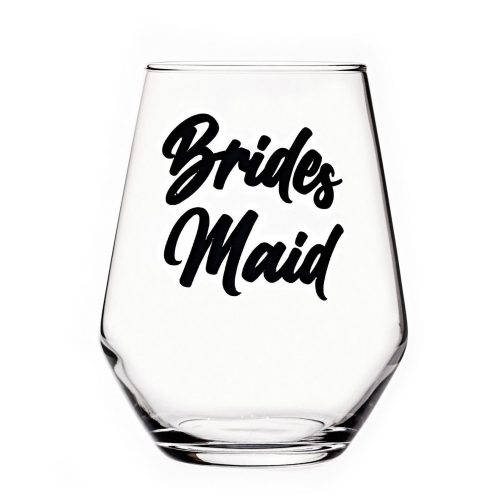 Bridesmaid Glass - square