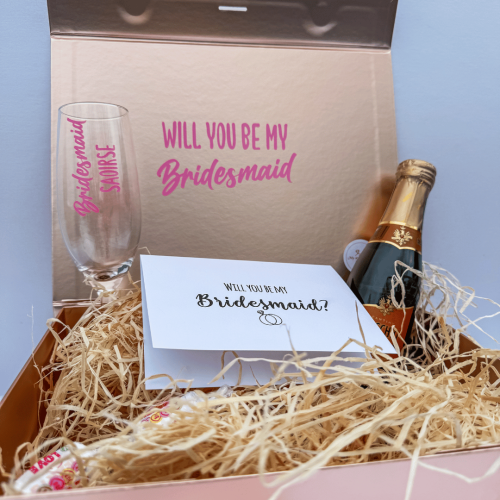 Personalised Bridesmaid Proposal Gift Box