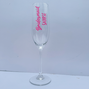 Personalised Bridesmaid Proposal Gift Box | Personalised Bridesmaid Champagne Flute