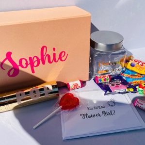 Personalised Flower Girl Proposal Box