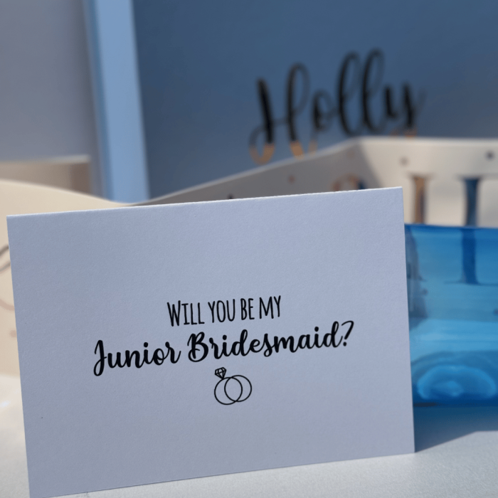 Junior Bridesmaid Proposal Box | Junior Bridesmaid Card | Will You By My Junior Bridesmaid | Junior Bridesmaid Proposal | Proposal Box | Bridal Party Gifts | Bride Boxes | Bridal Boxes | Bridesmaid