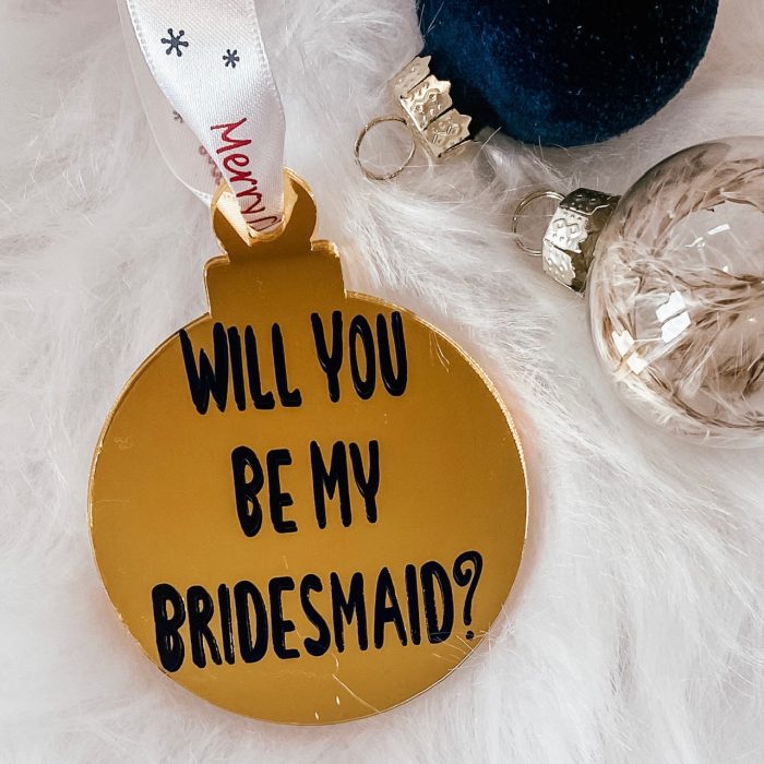 Christmas Bridesmaid Proposal