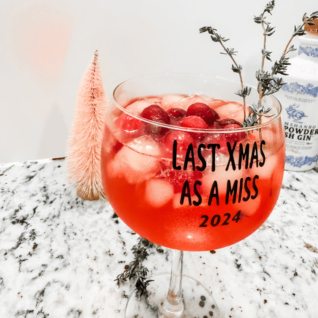 Last Christmas As A Miss Glass - Last Christmas As A Miss Mug