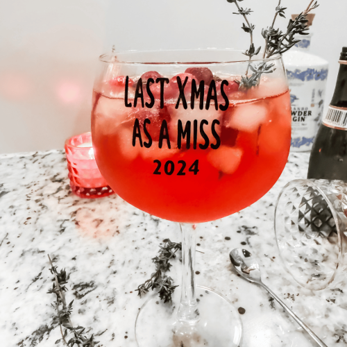 Last Christmas As A Miss Glass - Last Christmas As A Miss Gift