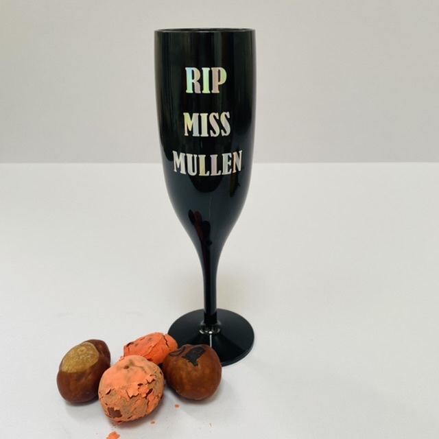 Hen Party RIP Miss Name Glass