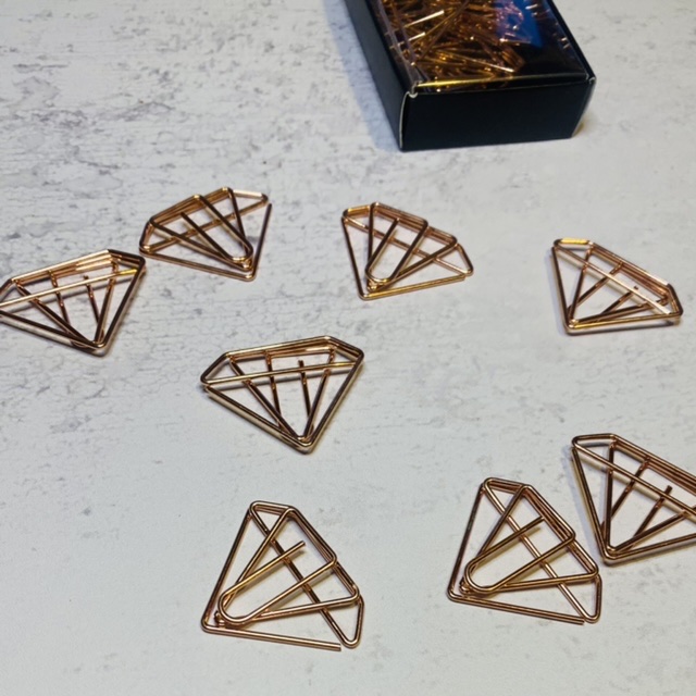 Diamond Paper Clips
