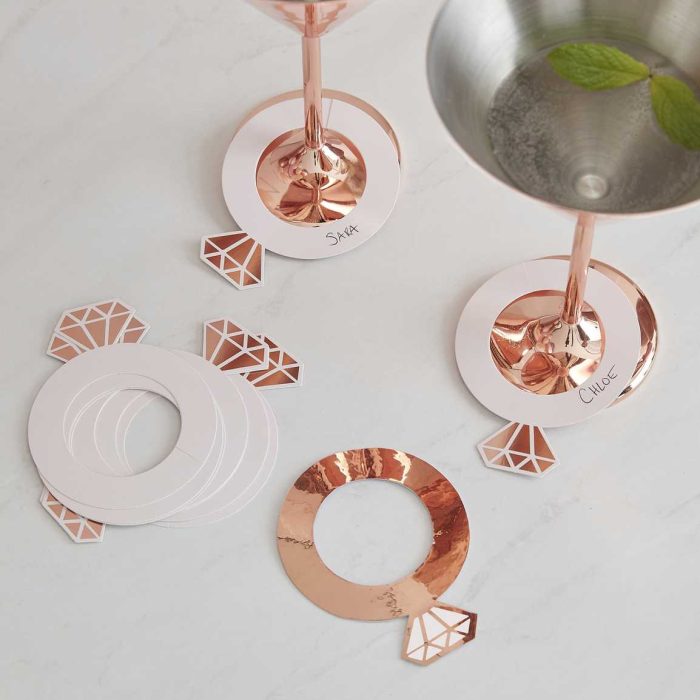 Hen Party Drink Markers - Ring Shaped