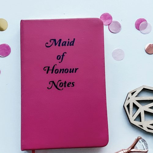 Pink Maid of Honour Notebook
