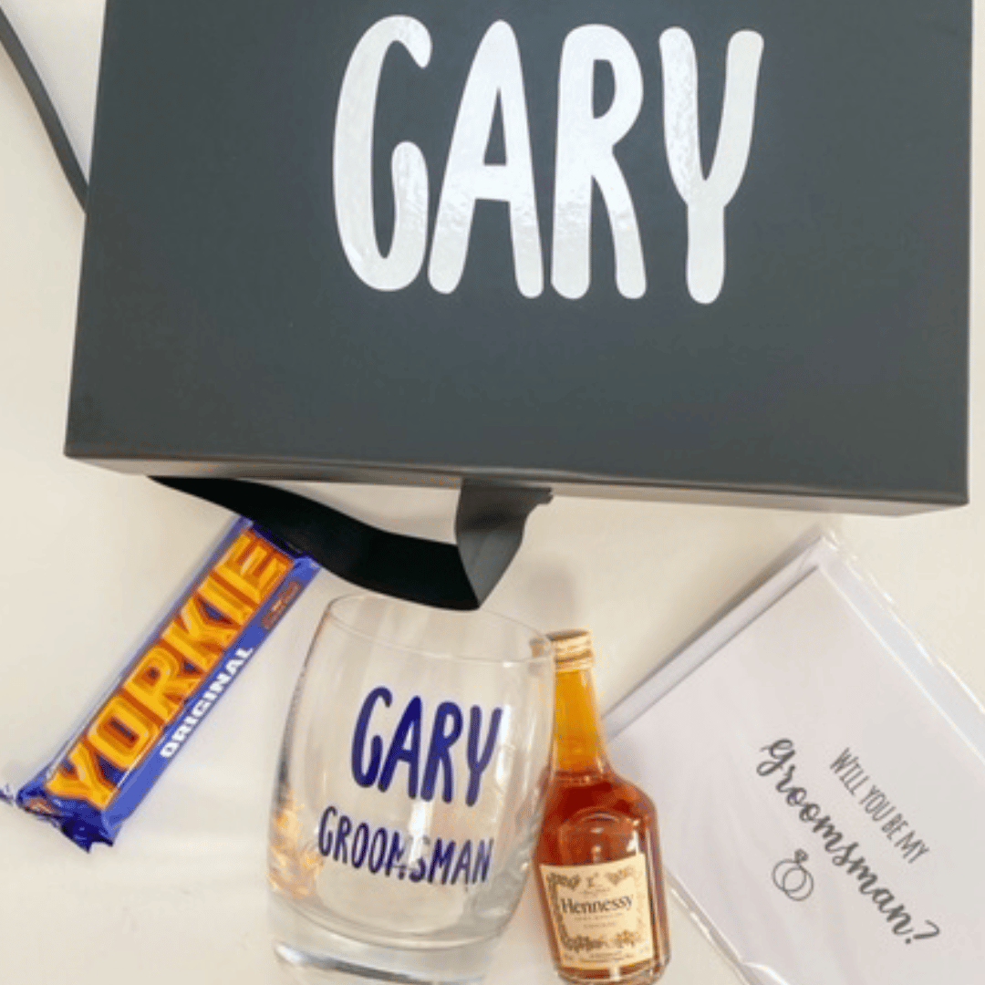 thumbnail image 2 of Hollowfly Groomsmen Proposal Footballs 6-Pack | Will You Be My Groomsman Gift 2 of 12