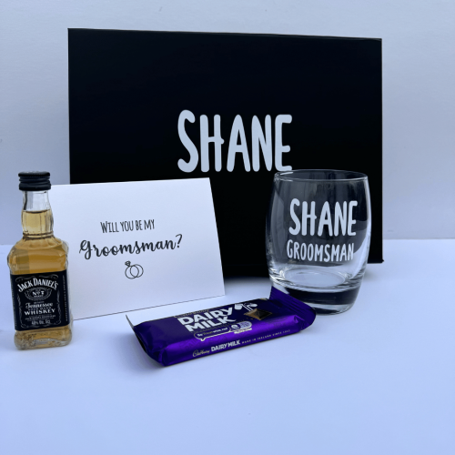 Groomsman gift box wedding