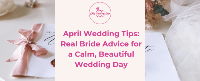 April Wedding Tips: Real Bride Advice for a Calm, Beautiful Wedding Day