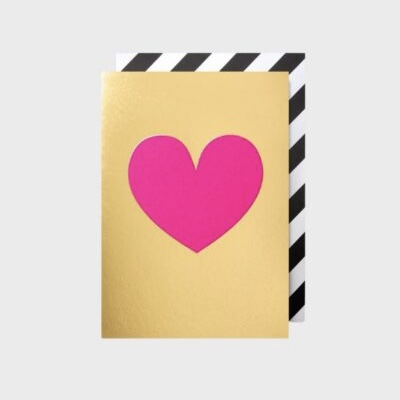 Pink Heart Card