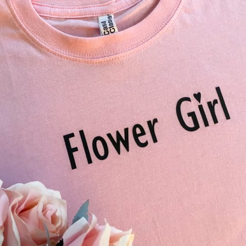Flower Girl Pink T-Shirt