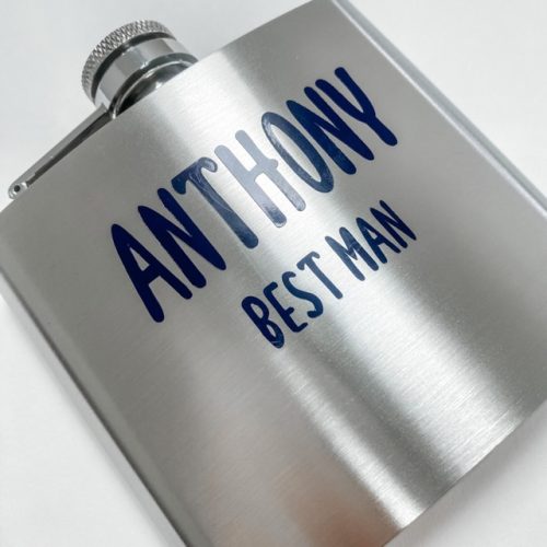 Personalised Hip Flask for the Best Man