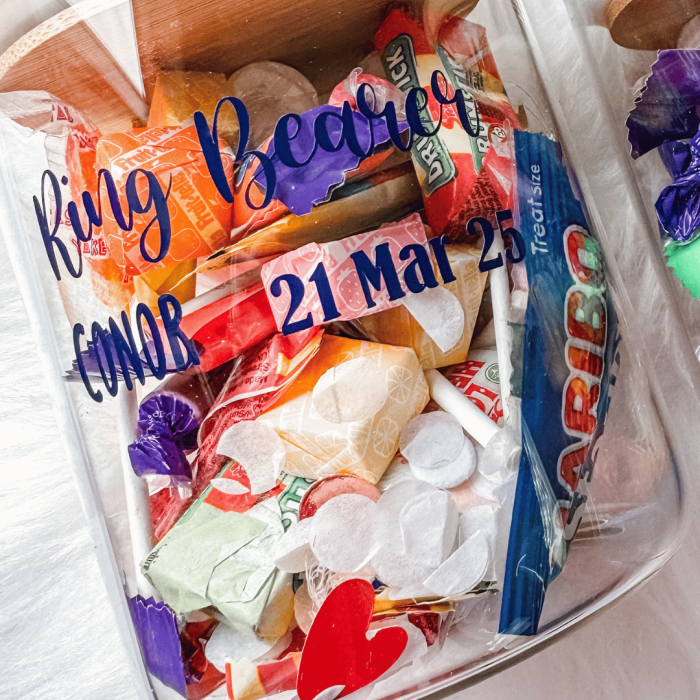 Ring Bearer | Personalised Ring Bearer | Sweets Jar | Ring Bearer Proposal