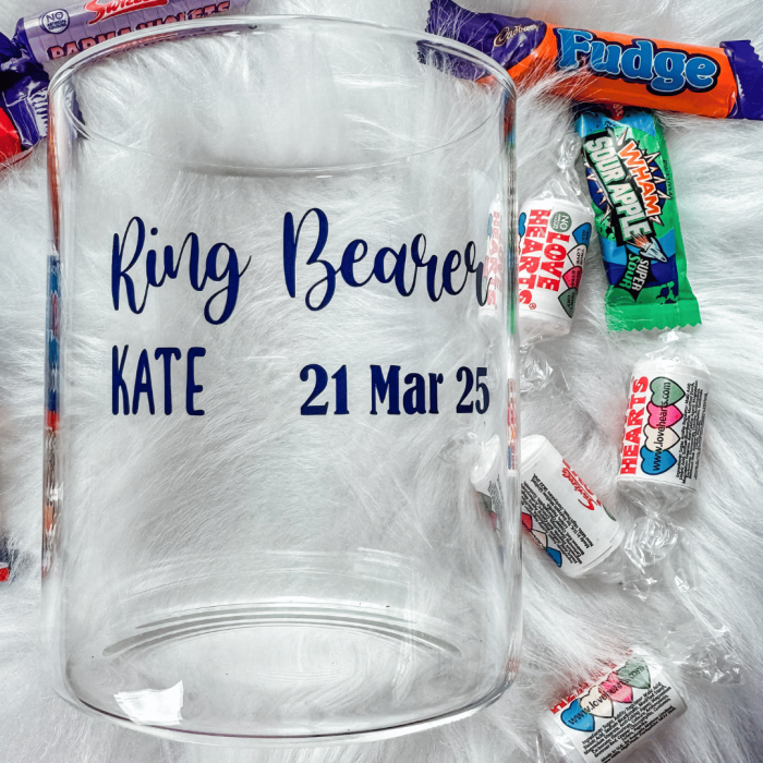 Ring Bearer | Ring Security Personalised | Wedding Day Ring Bearer Gift | Ring Security
