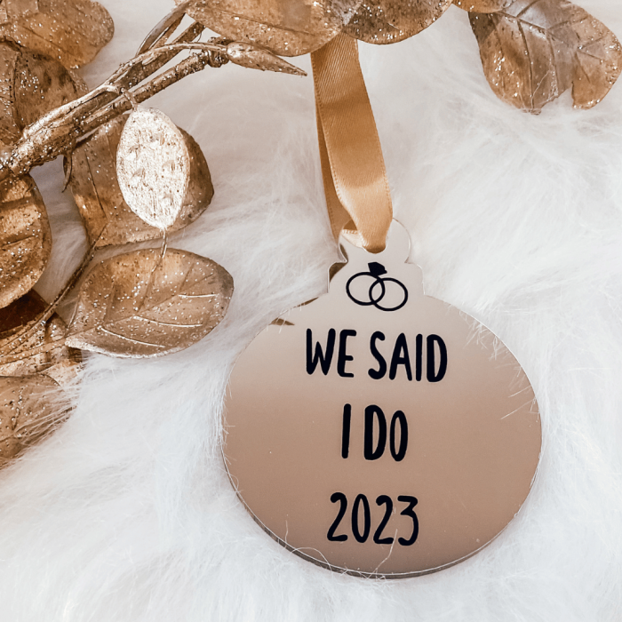Christmas Decoration - We Said I Do 2023