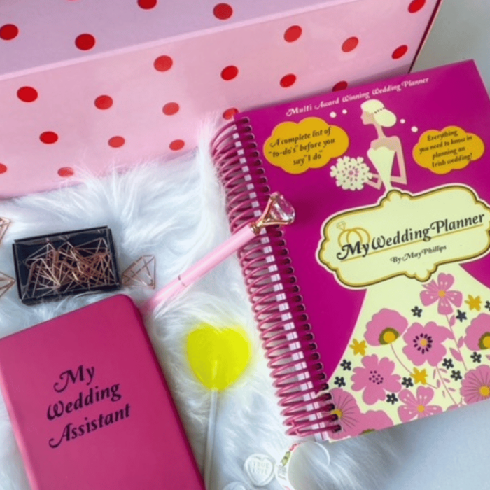 Engagement Gift; Wedding Planning Box