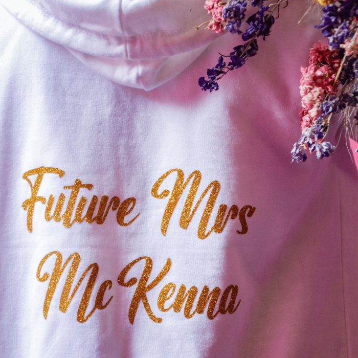 Personalised Future Mrs Hoodie - Future Mrs Gift