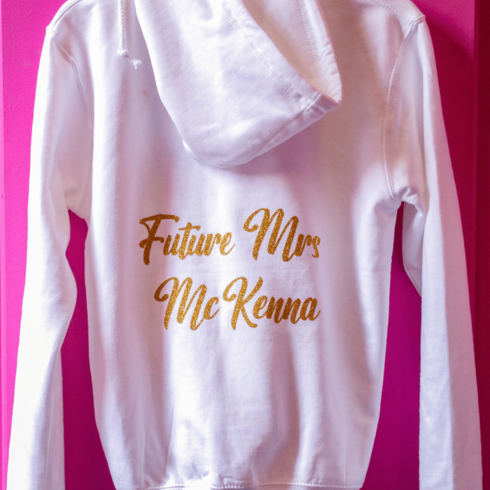 Personalised Future Mrs Hoodie - Personalised Wedding Gift