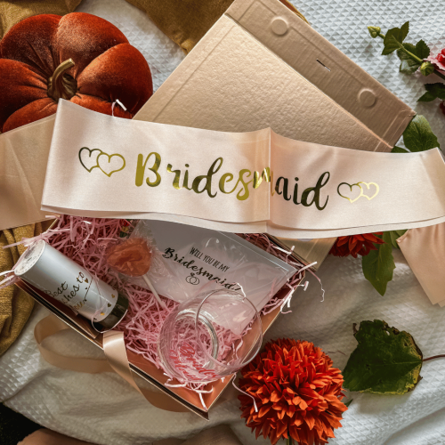 Rose Gold Bridesmaid Box - Will You Be My Bridesmaid Proposal Box