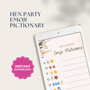 Hen Party Emoji Game | Hen Do Game | Hen Party Games