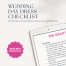 Wedding Day Dress Checklist | Digital Download Cover Photo