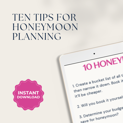 Honeymoon Checklist | Digital Download