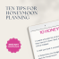 Honeymoon Checklist | Digital Download