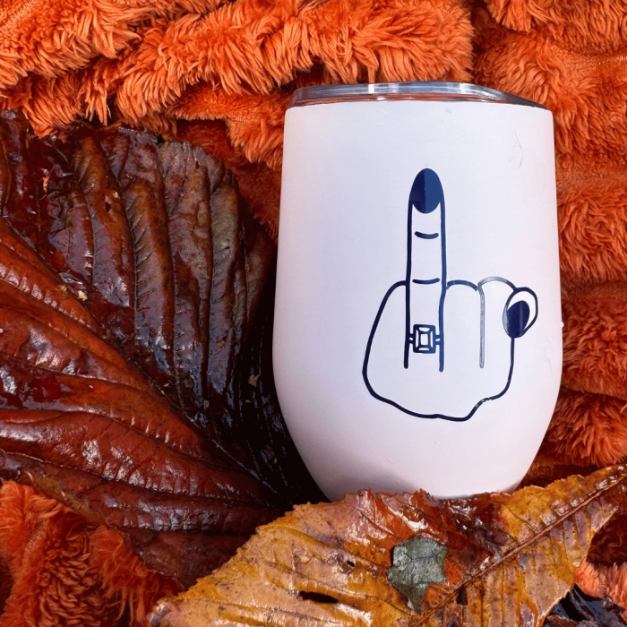 WEDDING RING MUG | Wedding Ring Finger Bride Glass Future Mrs Cup Engagement Gift Idea Wifey Mug Engaged AF | Bride Gift
