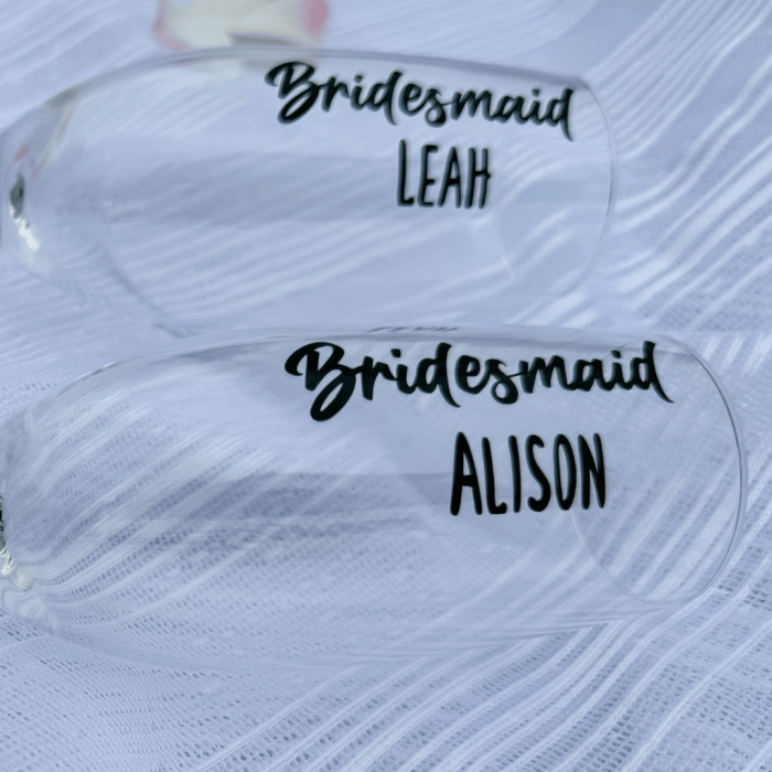 Bridesmaid Champagne Flute | Personalised Bridesmaid Champagne Flute | Prosecco Flute | Champagne Glass | Wedding Day Gifts | Wedding | Bridesmaid