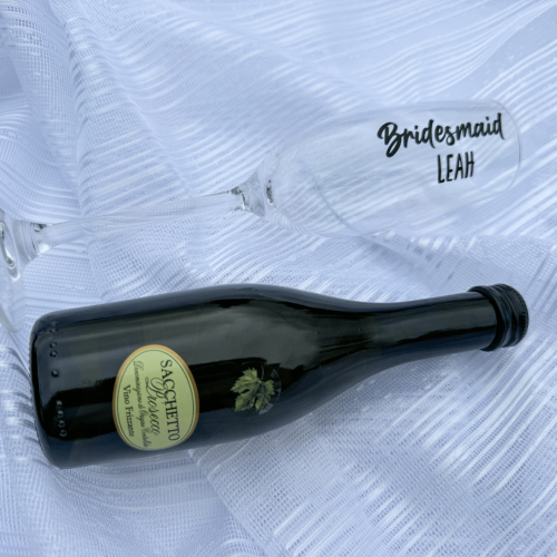 Bridesmaid Champagne Flute | Bridal Party Gifts | Champagne Flute | Bachelorette