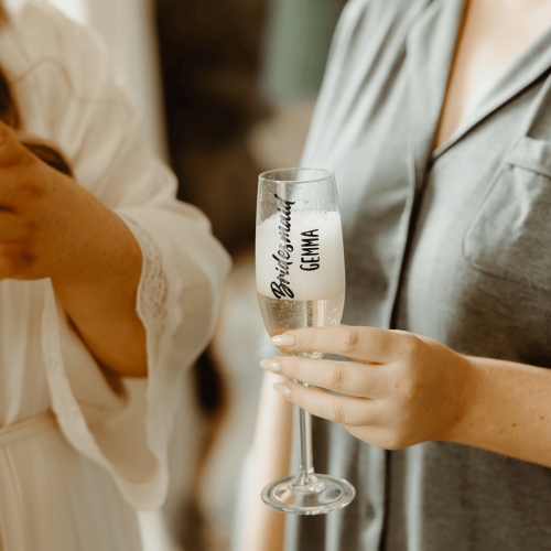 Personalised Bridesmaid Flute