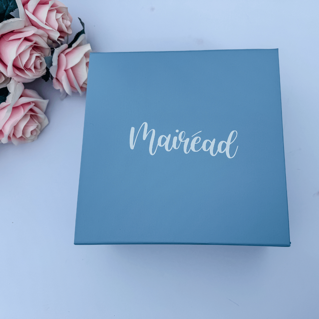 Luxury personalised bridesmaid keepsake box designed for unforgettable wedding proposal moments.