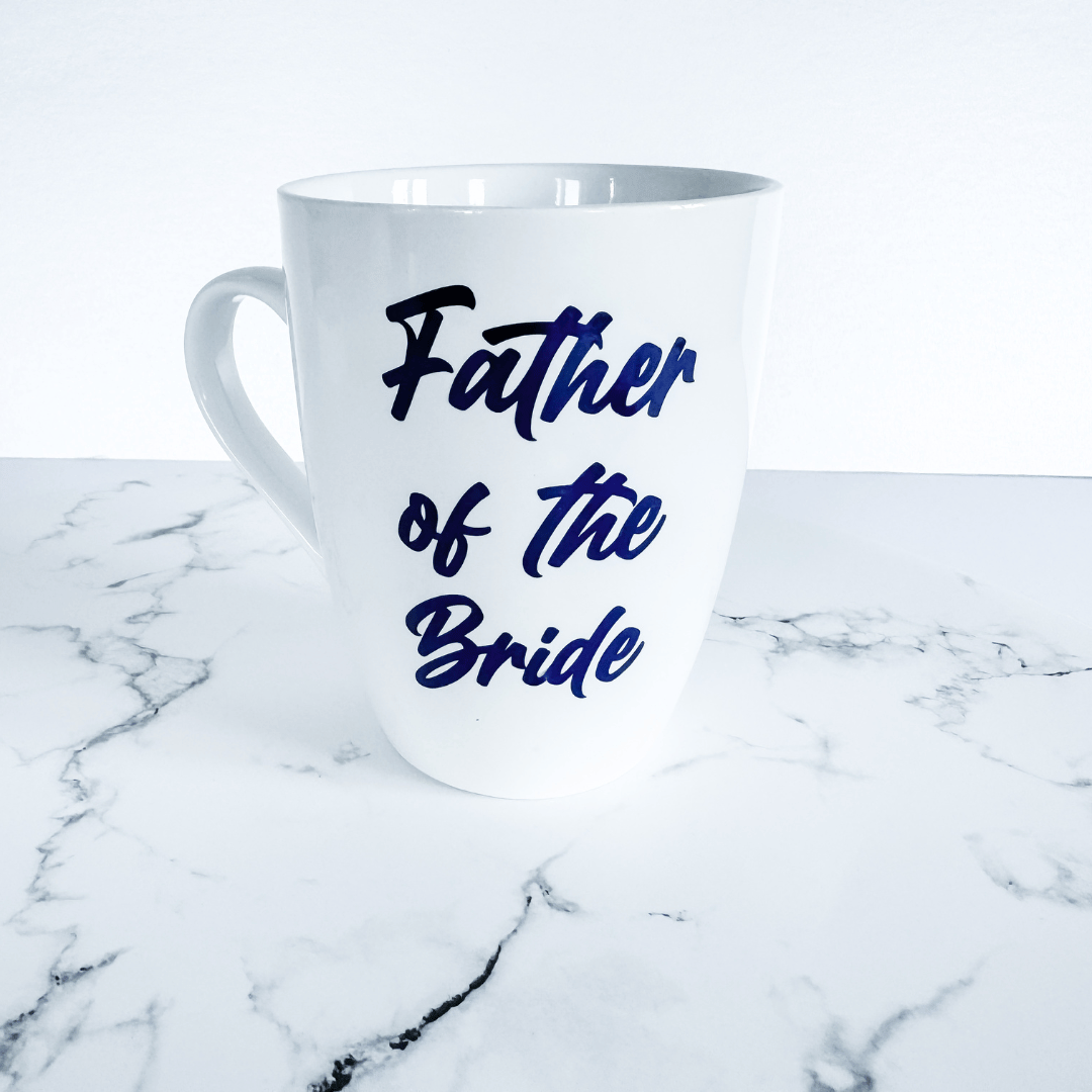 Father of the Bride mug keepsake gift from daughter