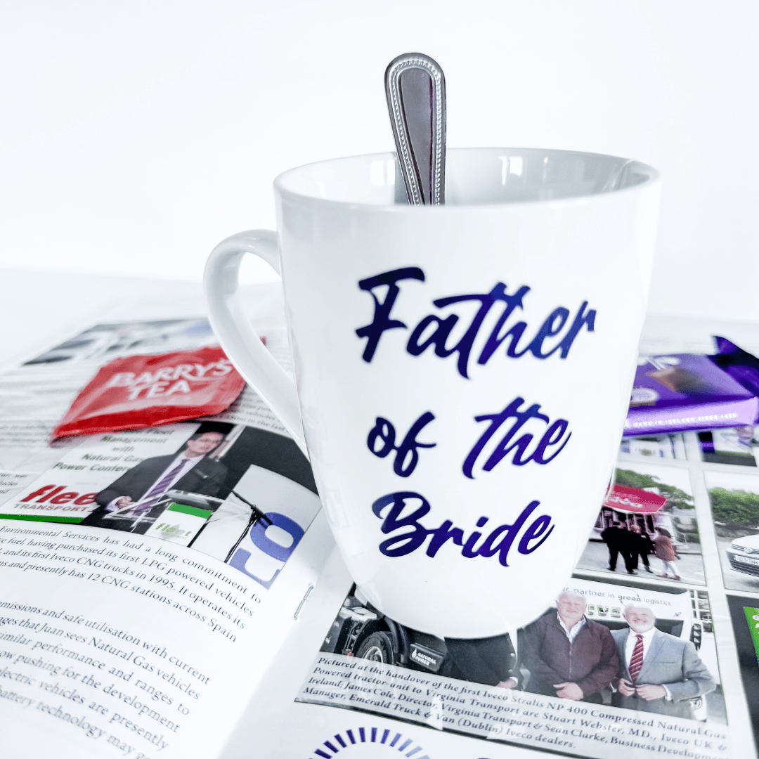 Special wedding morning mug for Father of the Bride