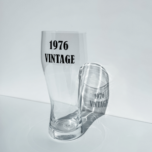 1976 Vintage 50th birthday gift pint glass
