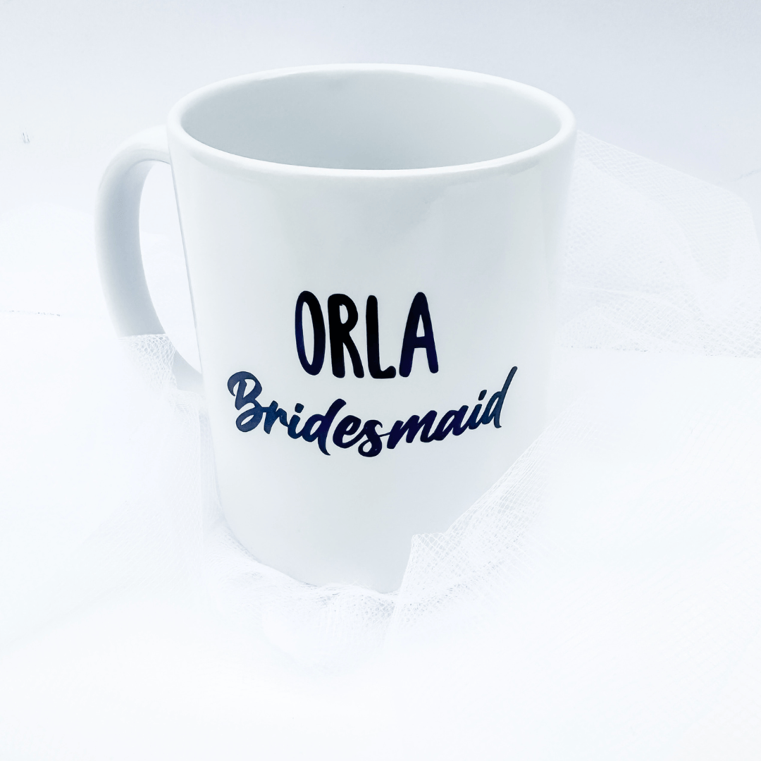 Personalised Bridesmaid Mug | The Perfect Wedding Morning Gift for Your Bridesmaids