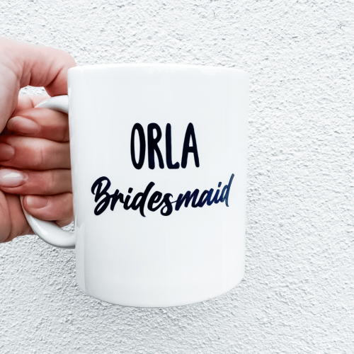 Personalised Bridesmaid Mug | Bridesmaid Thank You Gift