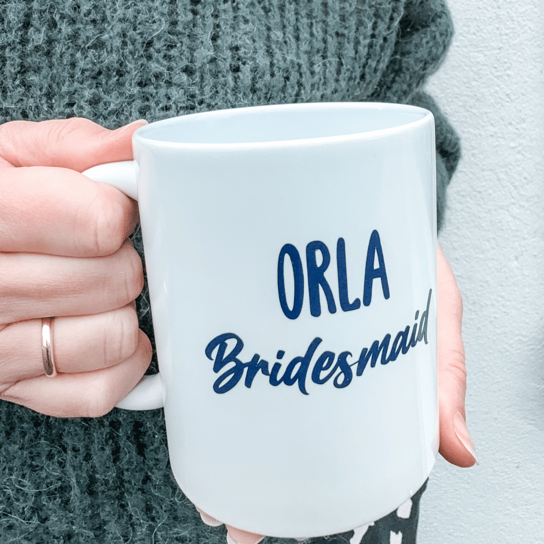 Personalised Bridesmaid Mug | Personalised Bridesmaid Proposal Gift Ideas