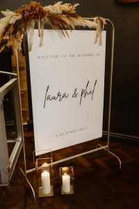 Laura Wedding Sign | DIY Wedding Projects